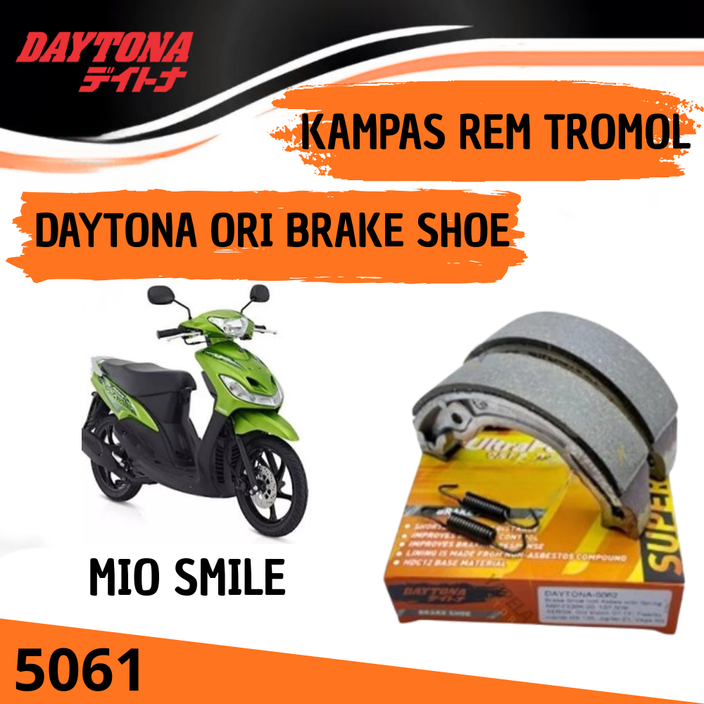KAMPAS REM BELAKANG TROMOL DAYTONA YAMAHA MIO SMILE ORIGINAL 5061