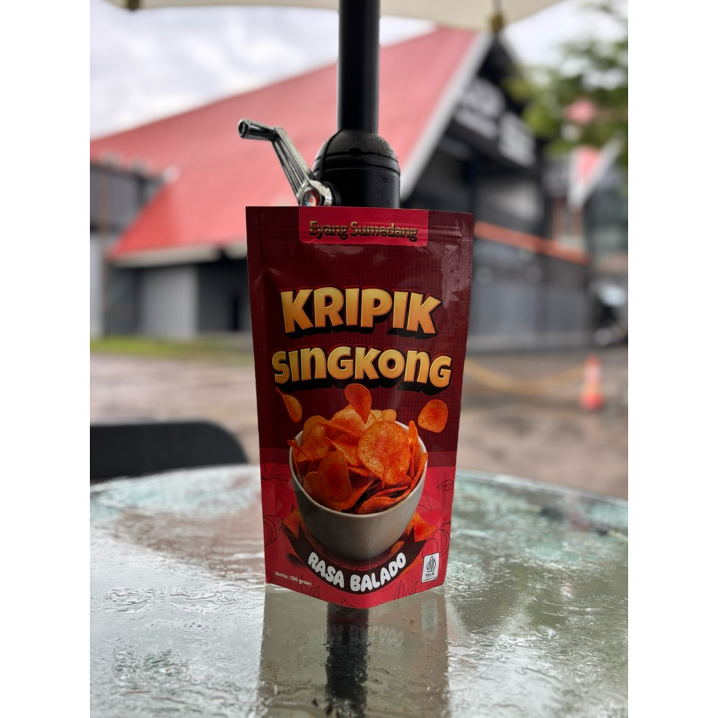Snack(eyang sumedang) Kripik singkong balado super gurih lekoh renyah kriuk