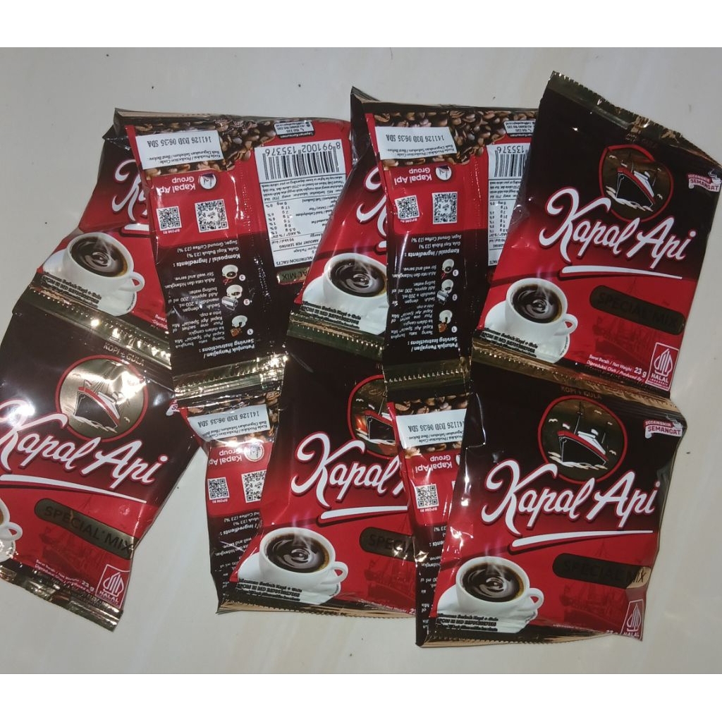 1 RENTENG KOPI KAPAL API PLUS GULA SPESIAL MIX KOPI KAPAL API