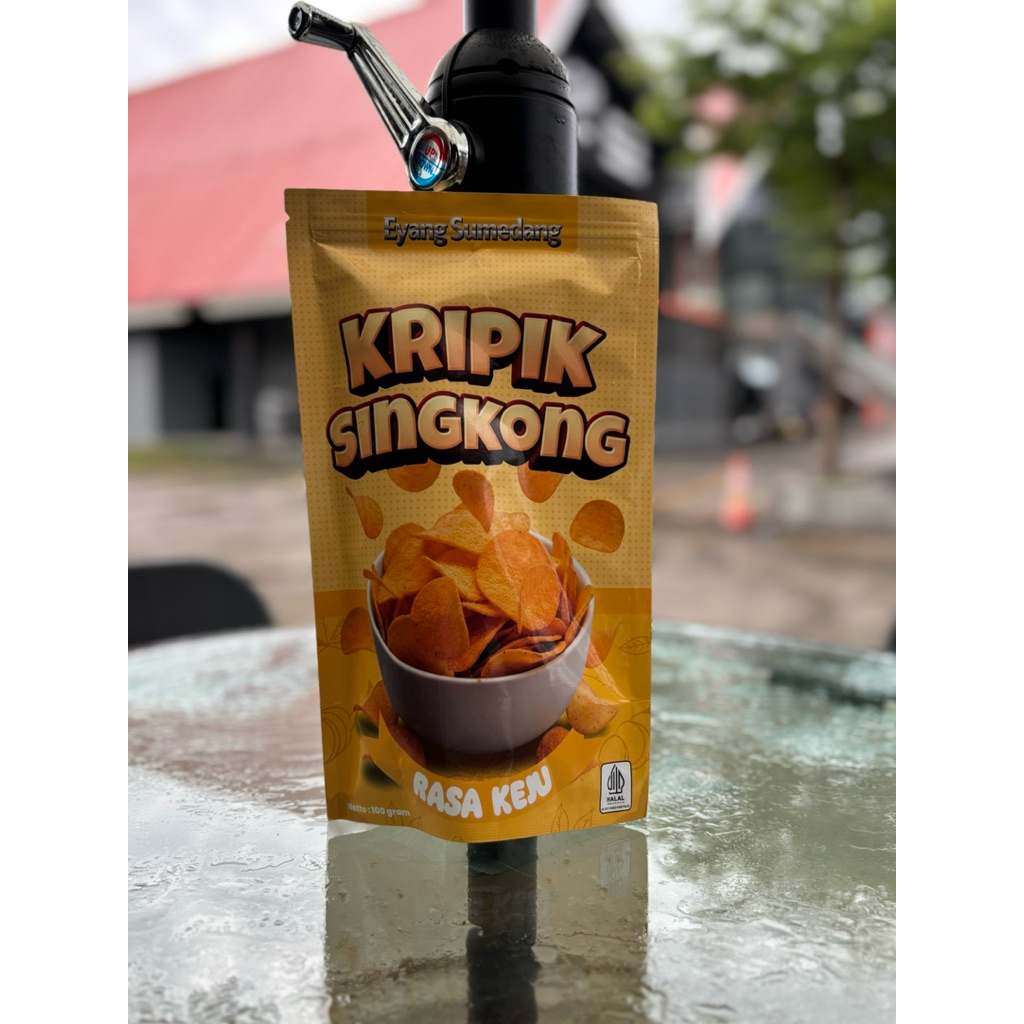 Snack(eyang Sumedang)kripik singkong original gurih renyah kriuk