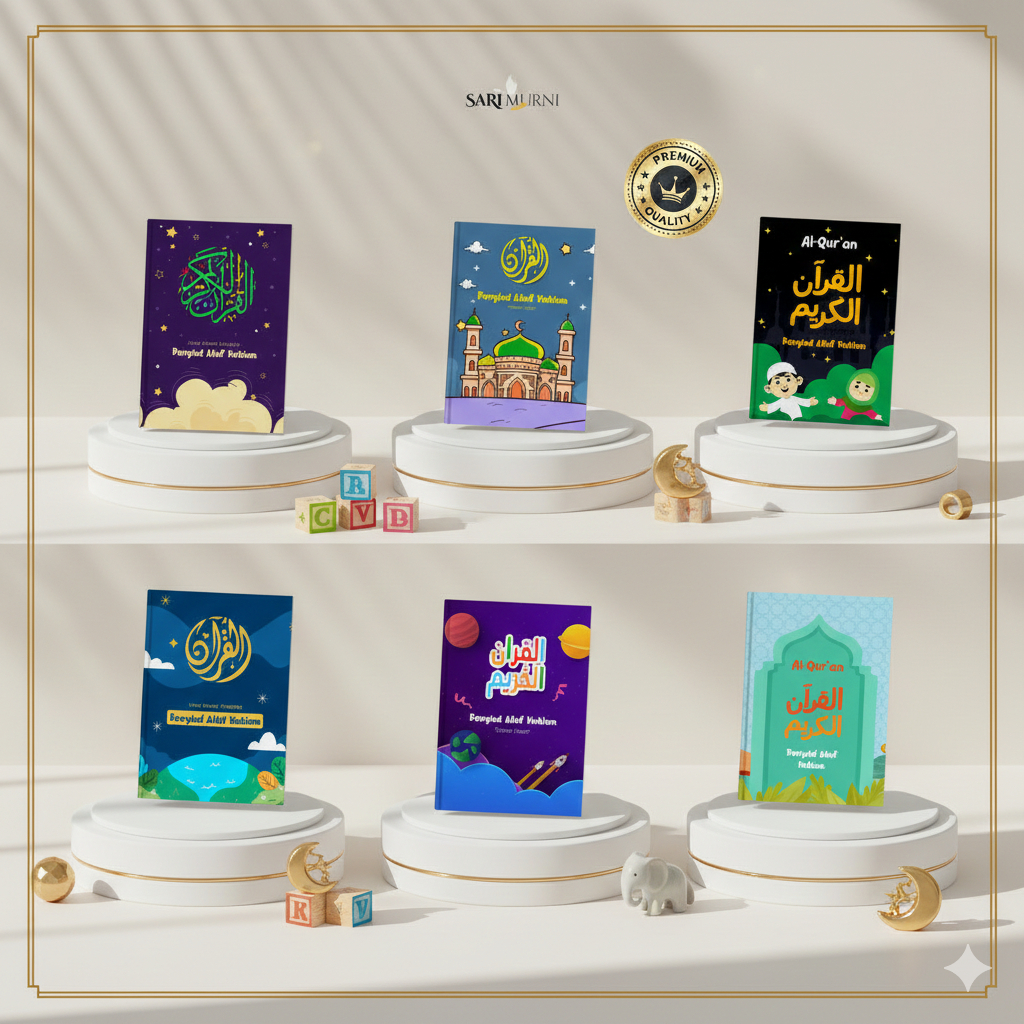 Alquran Custom Terjemahan Latin dan Tajwid Ukuran A6 - Hadiah Anak Laki