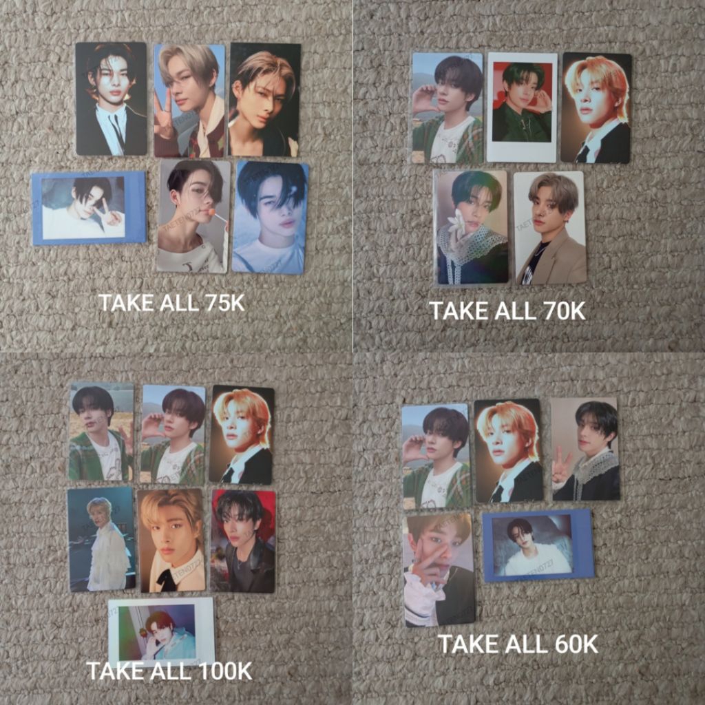 enhypen pc photocard jake jay heeseung sunghoon ni-ki jungwon orange blood dark blood memorabilia ro