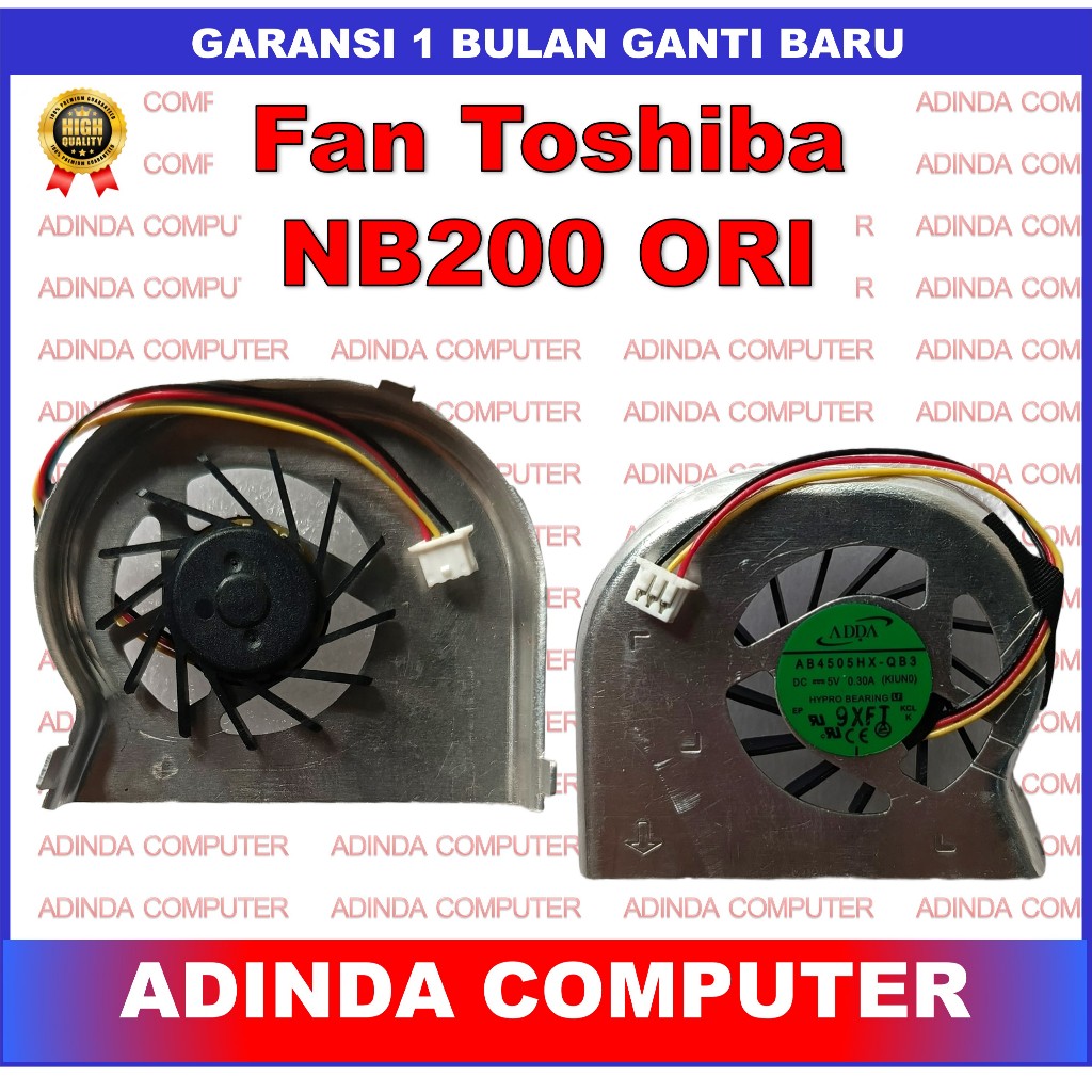 Fan Toshiba NB200 NB210 NB255 NB201 NB205 NB250 ORI