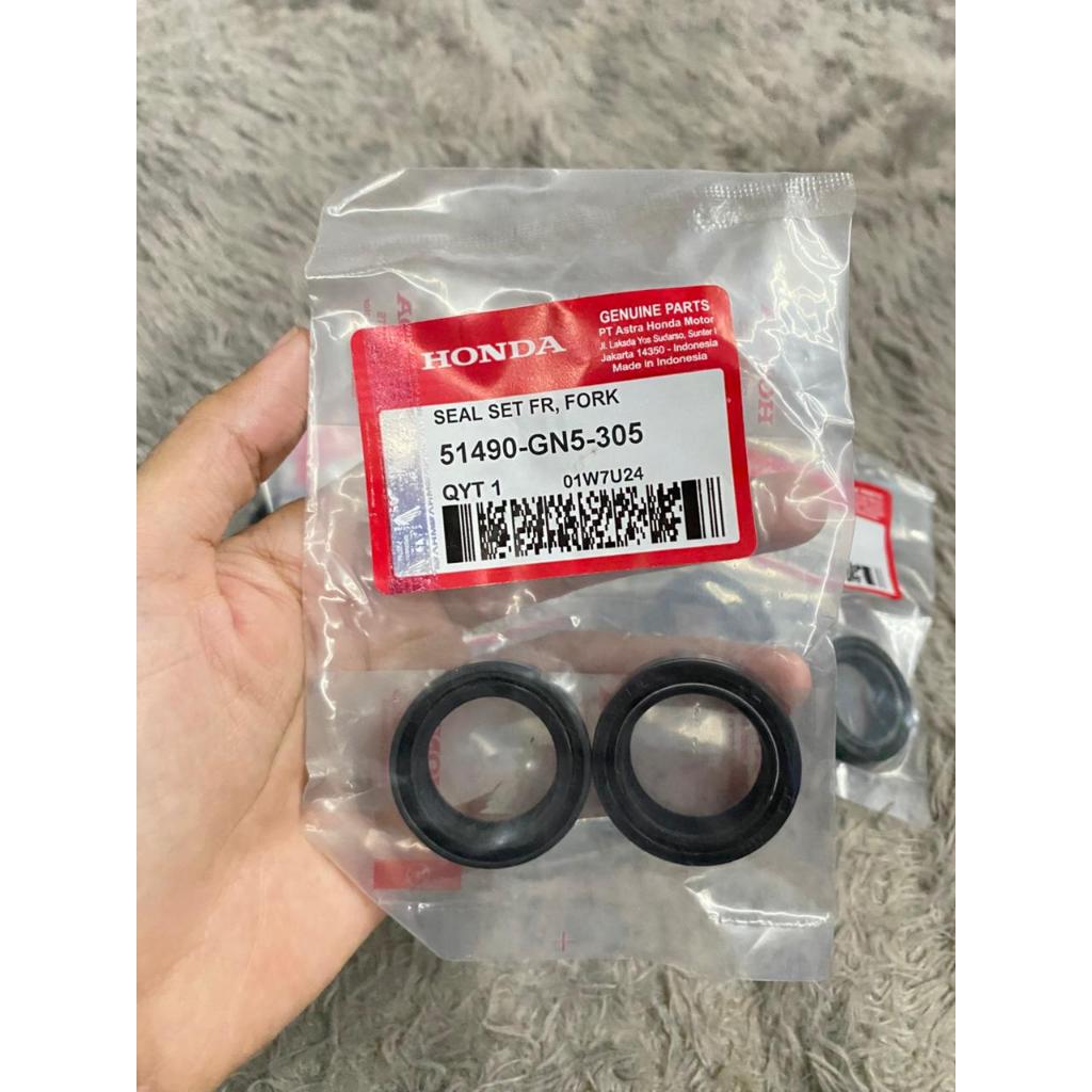 Seal Shock Depan Beat Vario Scoopy ORIGINAL – Seal Fork Honda GN5 Anti Bocor Kualitas ORI