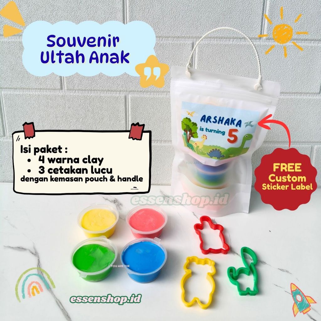 Souvenir ulang tahun anak mainan edukasi hampers birthday