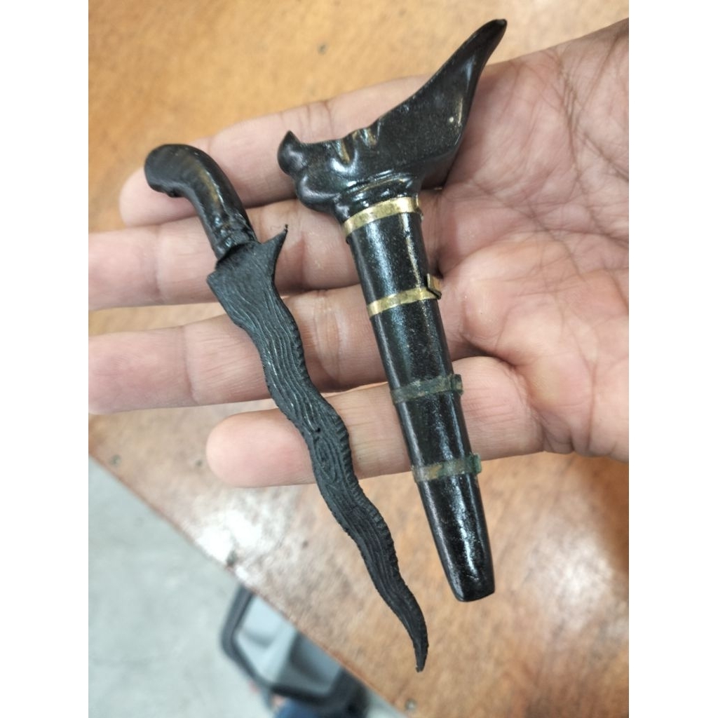 keris koleksi/keris mini fiber sopal/keris pajangan
