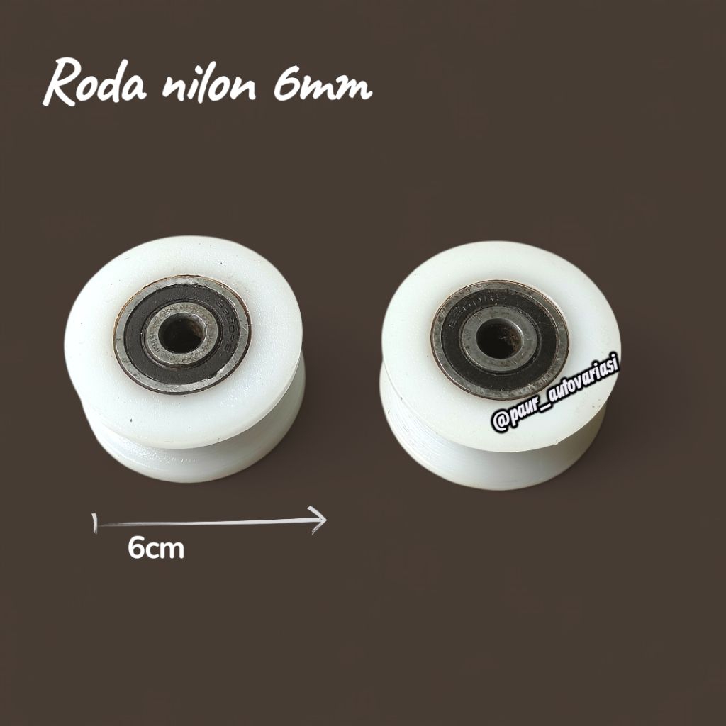 Roda Bawah Pagar Nilon Tebal untuk Pagar Geser
