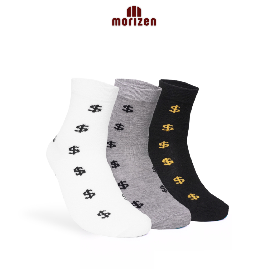 MORIZEN - Kaos Kaki Wanita Quarter Dollar