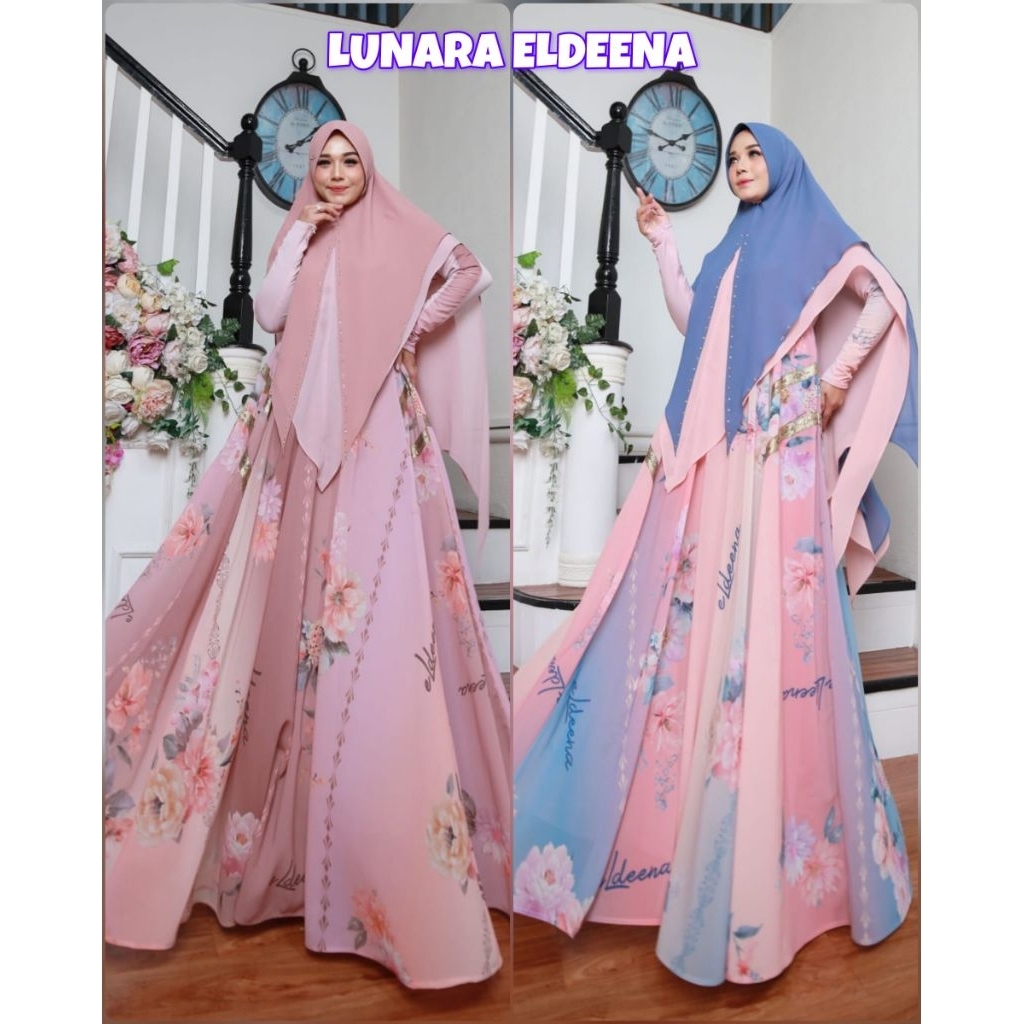 REYSHIJAB LUNARA SERIES SET KHIMAR by eldeena syari