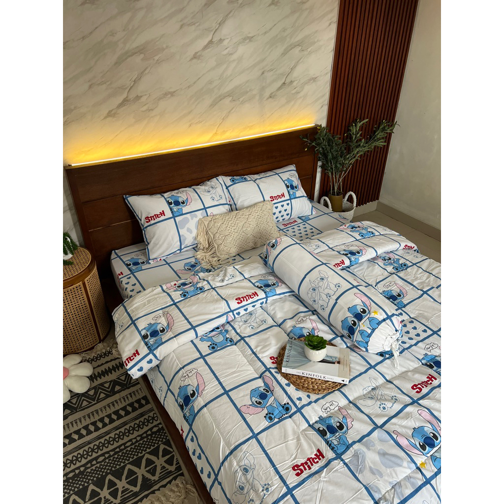 STITCH || Katun Lokal Beverly || Sprei motif anak