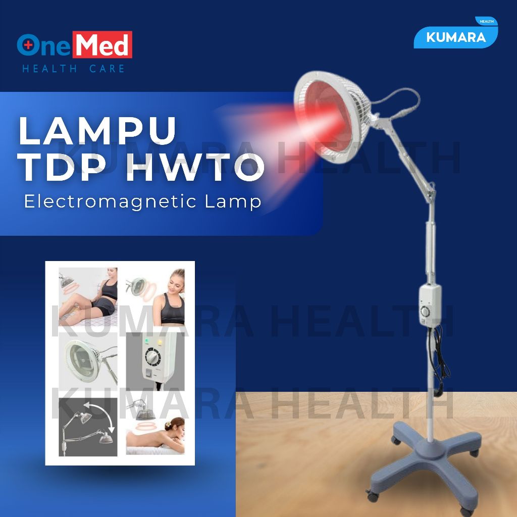 ONEMED - Lampu TDP Hwato + Trolley | Electromagnetic Lamp | Lampu Terapi Infrared Hwato
