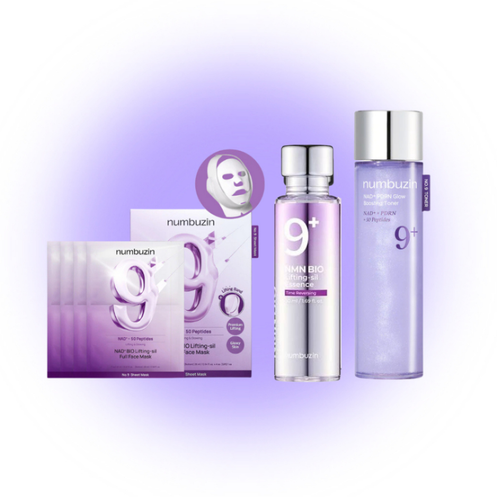 Numbuzin No.9+ Bio Lifting & Glow Collection / Toner / Essence / Sheet Mask / Numbuzin Toner / Numbu