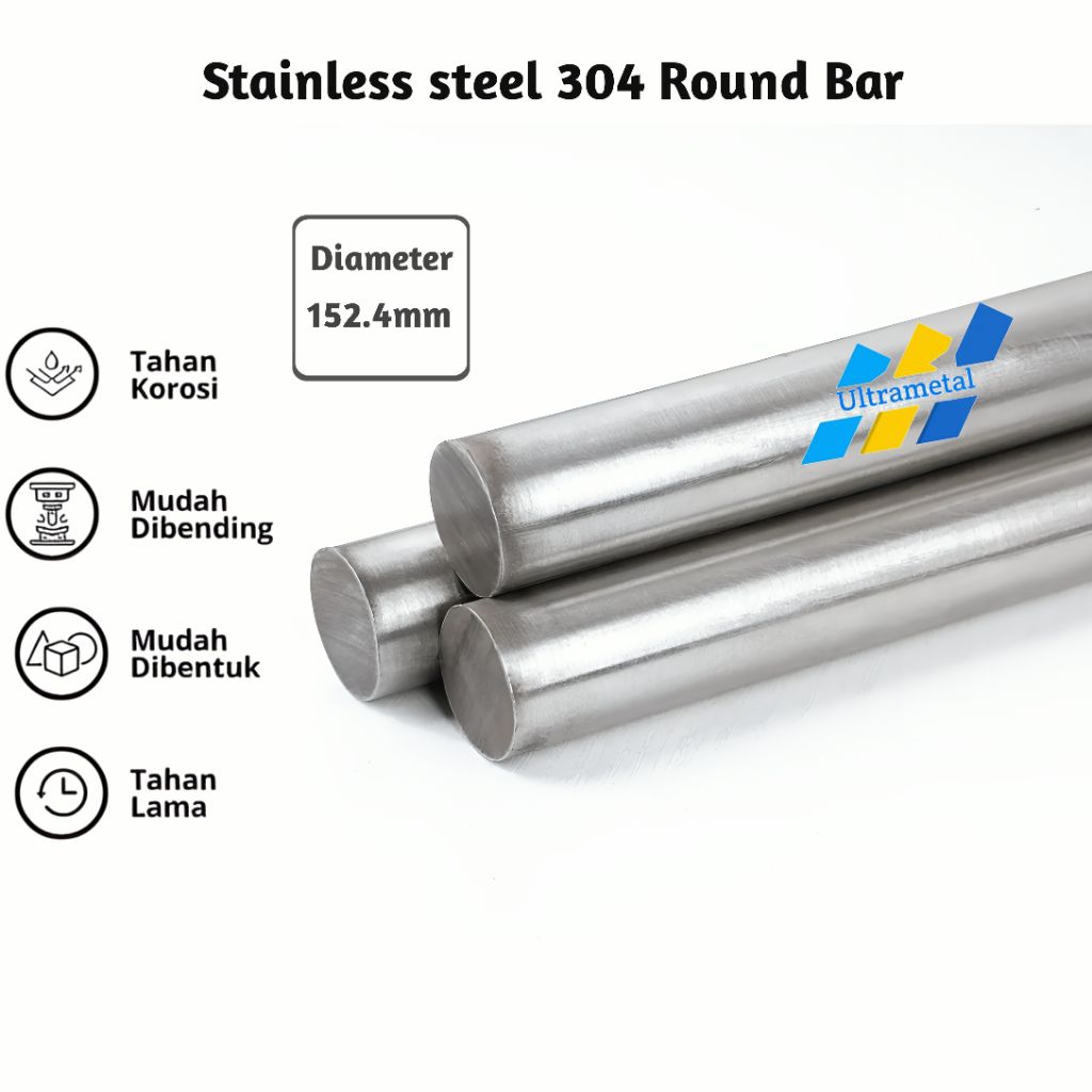 AS STAINLESS STEEL 304 DIA ( 152.4MM ) 6 INCH | AS SUS 304