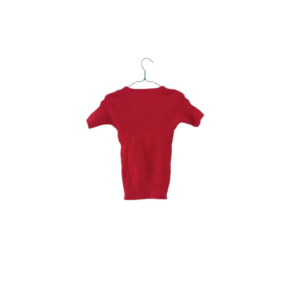 Atasan wanita/Kaos rajut remaja/Kaos unik remaja preloved