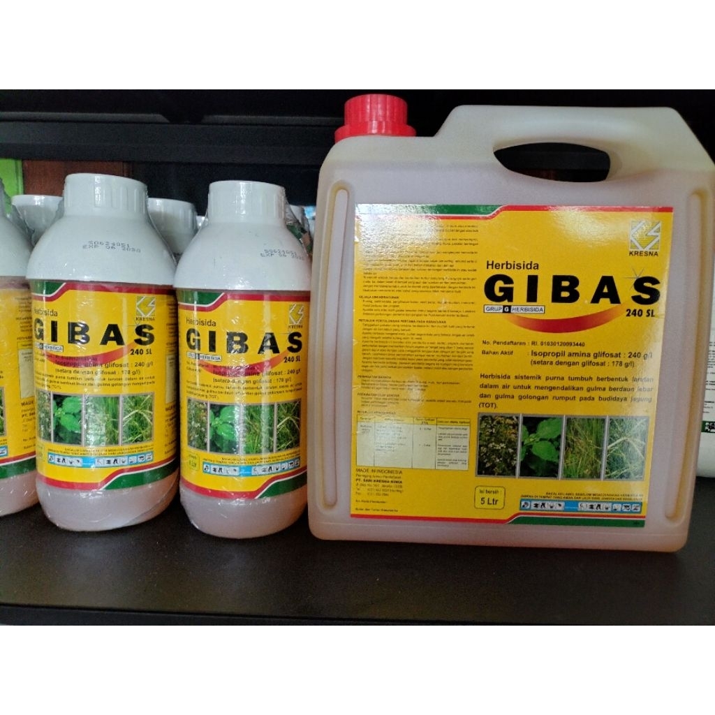 Herbisida GIBAS (240SL) 1 & 5 Liter