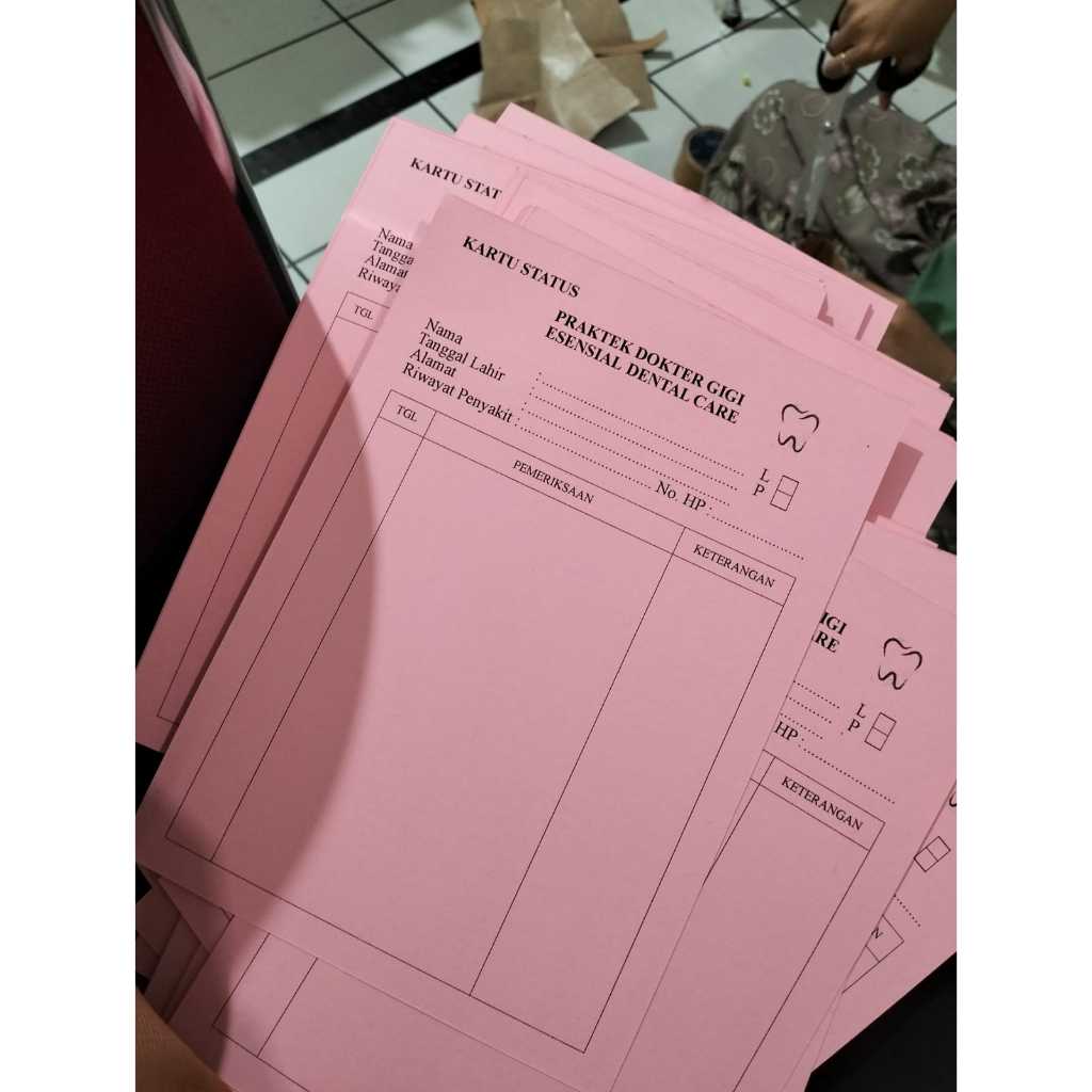 CETAK REKAM MEDIS UK A5 FREE DESAIN