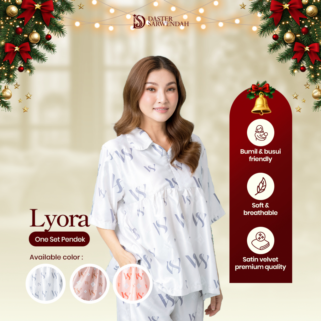 Daster Sarwendah - LYORA - One Set Panjang – Satin Velvet