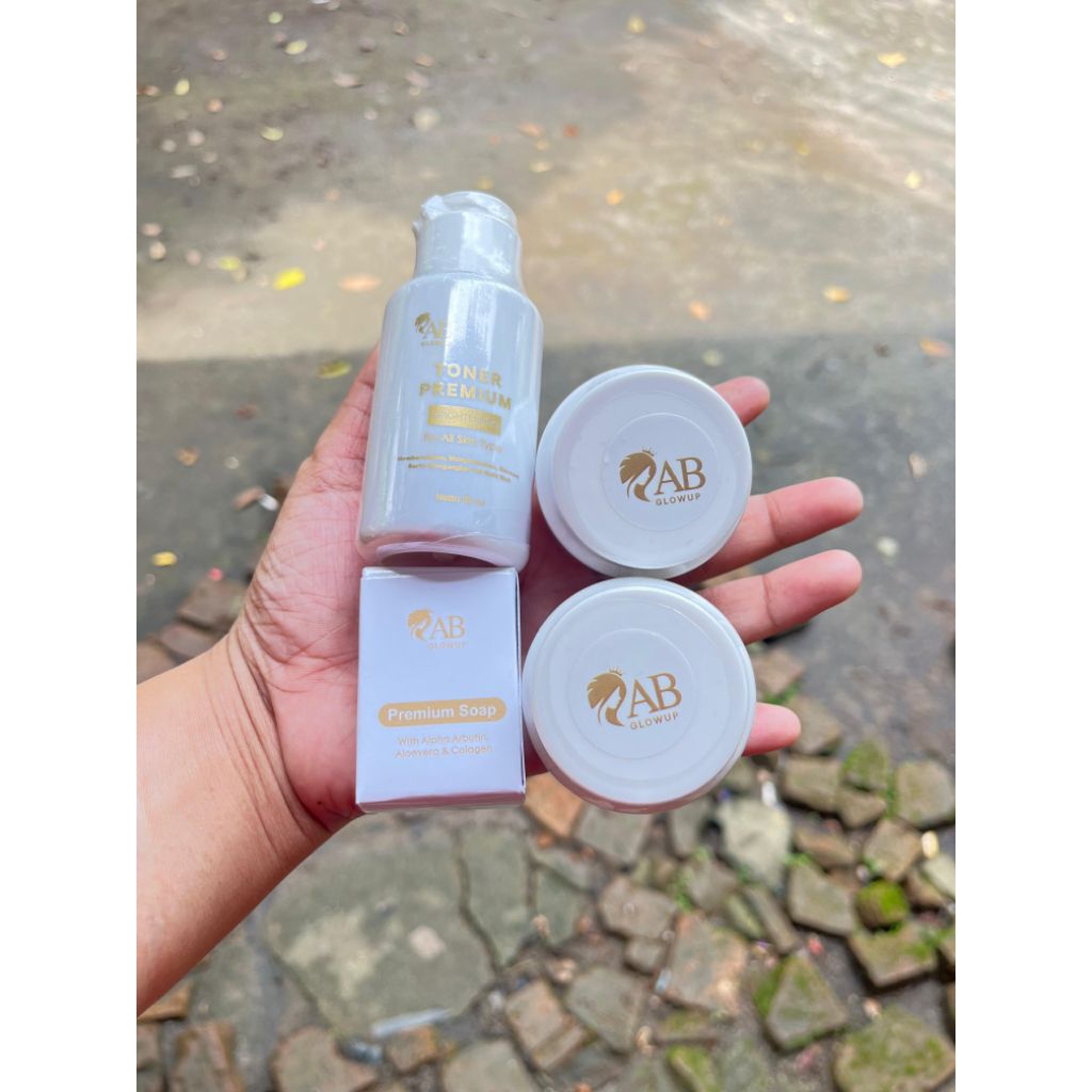 CREAM GLOW UP BY AB KEMASAN BARU