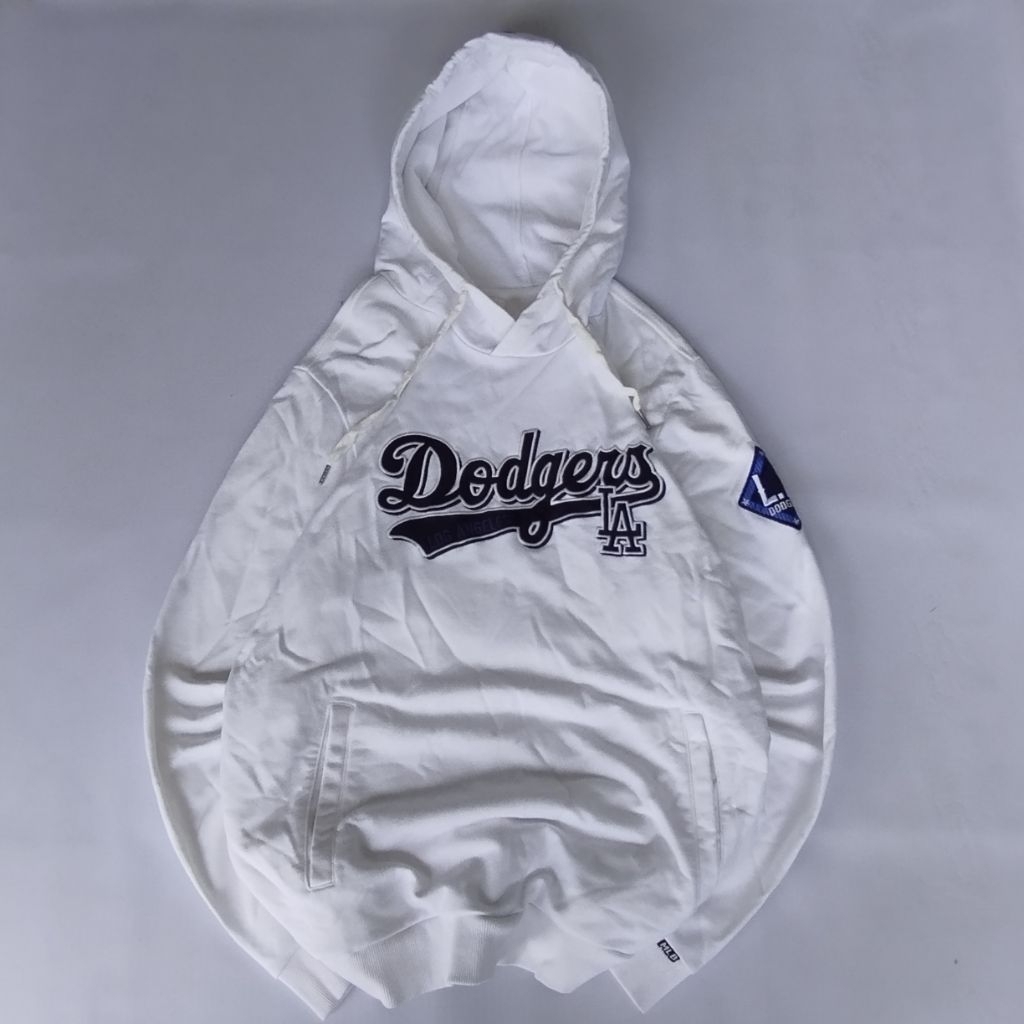 Hoodie MLB Dodgers Material Bordir