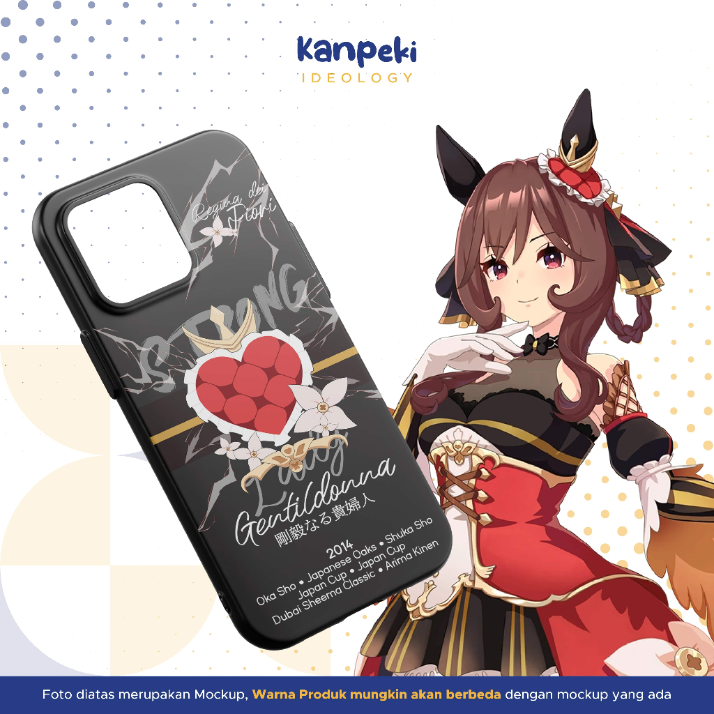 Phone Case Gentildonna Uma Musume All Type Semua Merk & Tipe Handphone Clear Case