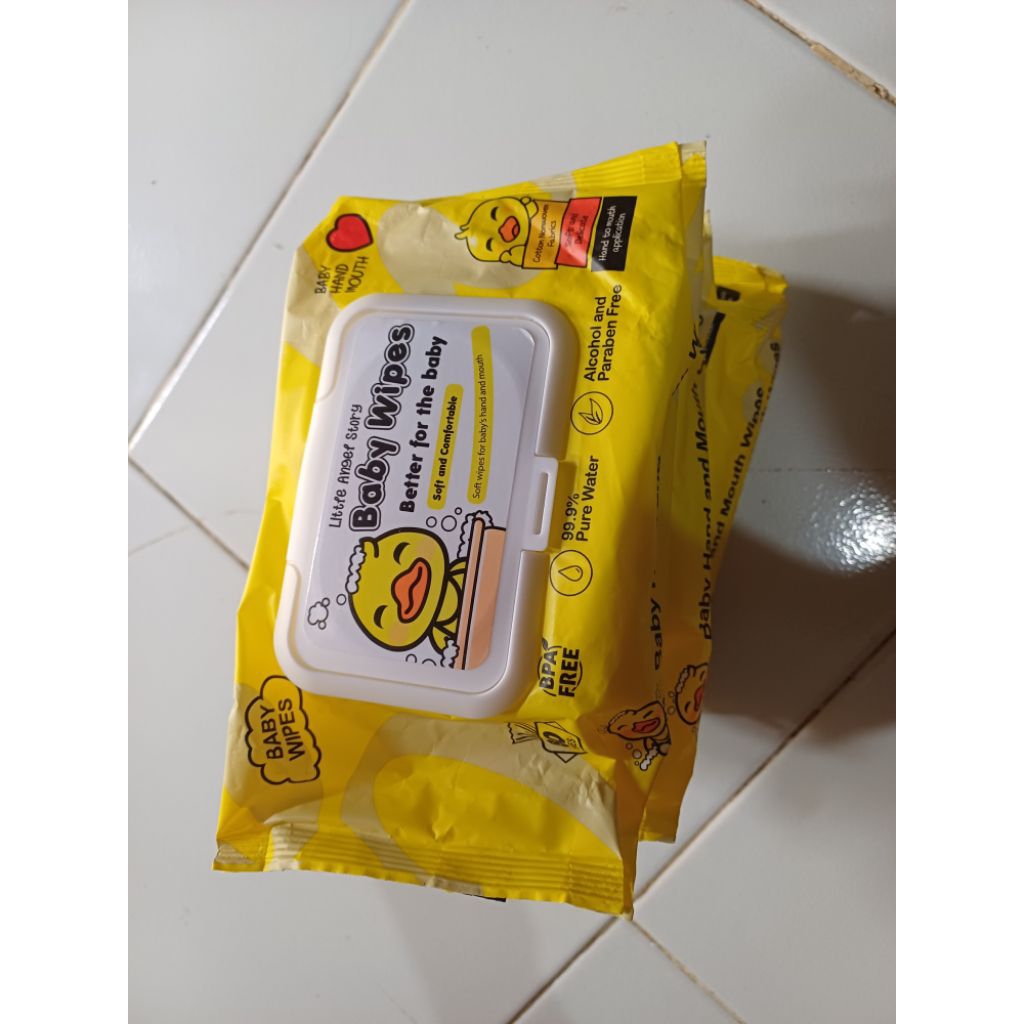Baby Wife Tisu Basah Bayi Non Alkohol Wipes untuk Bayi Anda Tidak Mengandung Alkohol dan Aman untuk 
