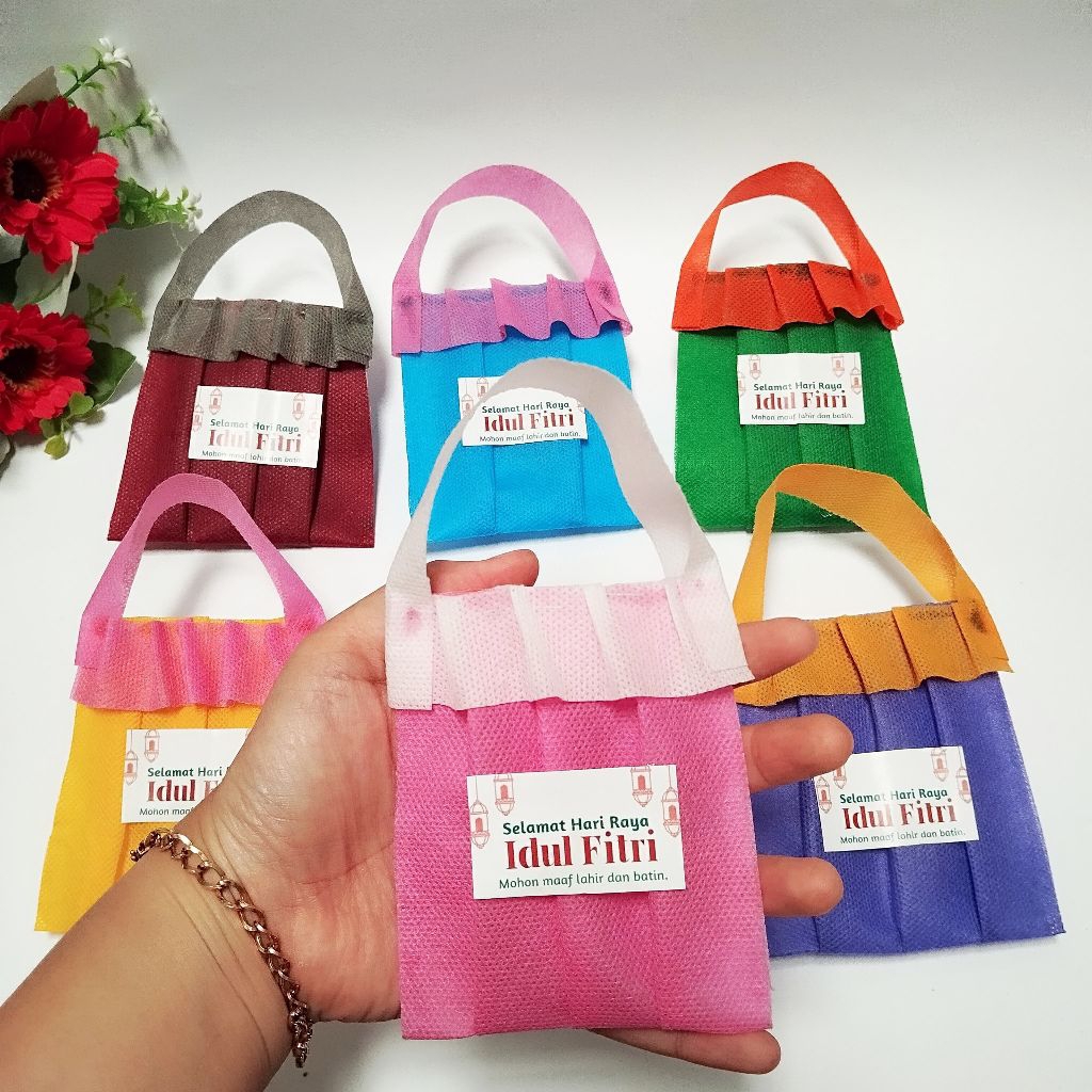 Amplop Tas Rempel Lebaran isi 6 pcs | Amplop Lebaran Unik | Amplop Lebaran Viral | Amplop Lebaran Ta
