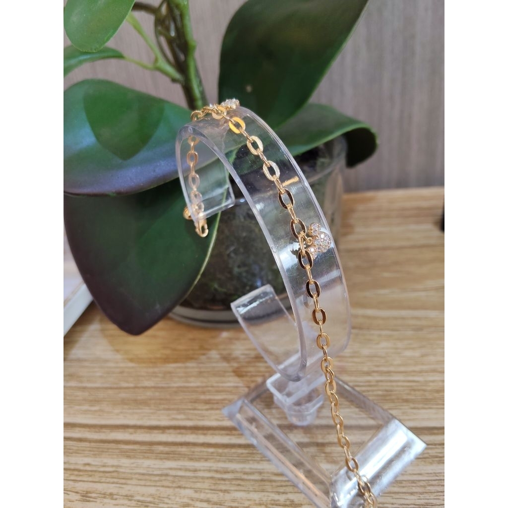 GLOD gelang rantai Nori mikiy pertama kerincing 1 ORI perak 925