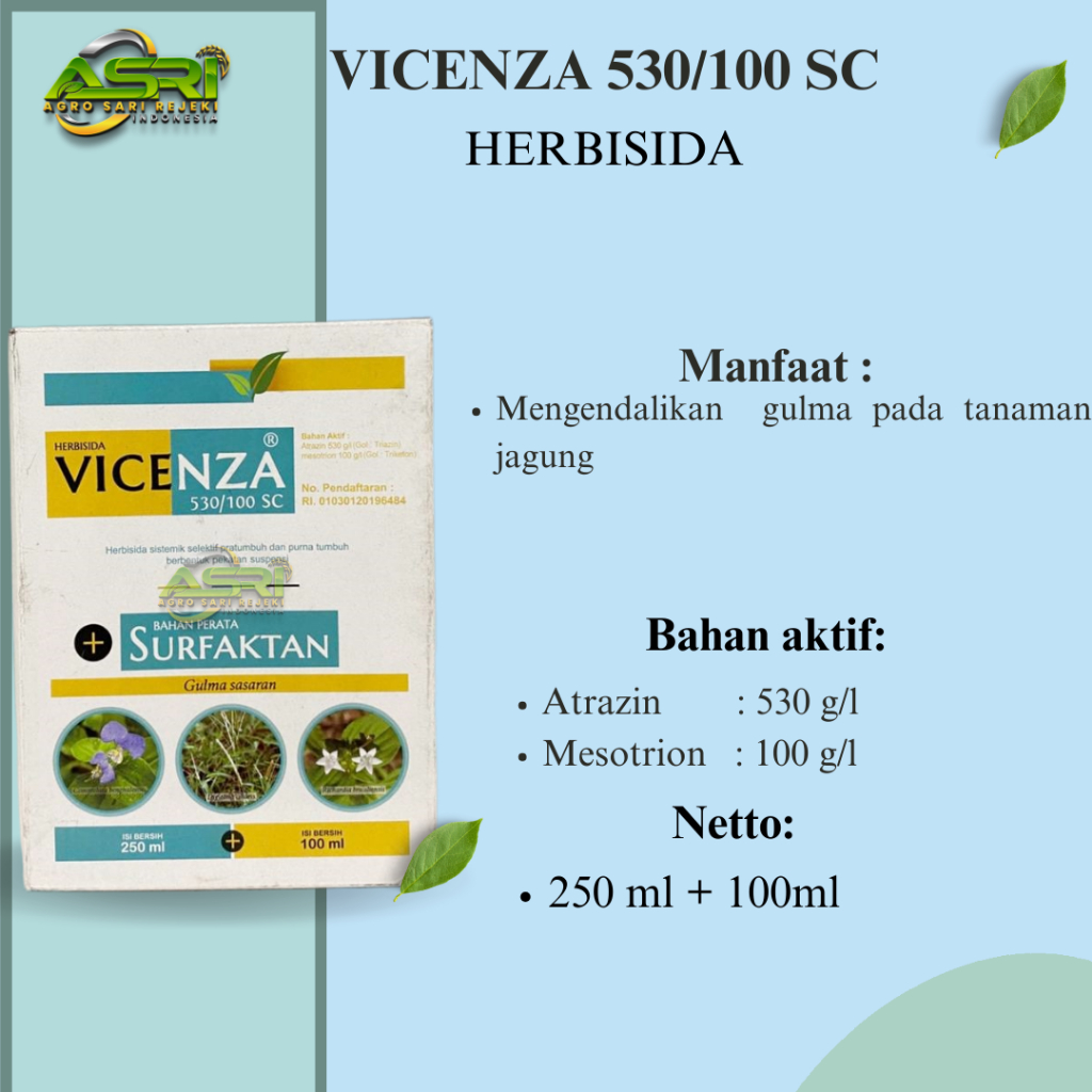 VICENZA 530/100SC 250ML HERBISIDA SELEKTIF JAGUNG