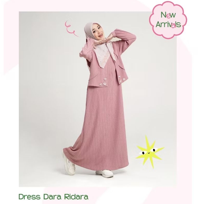 RABBANI DLUHA Gamis Dresslim Remaja Dara RIDARA
