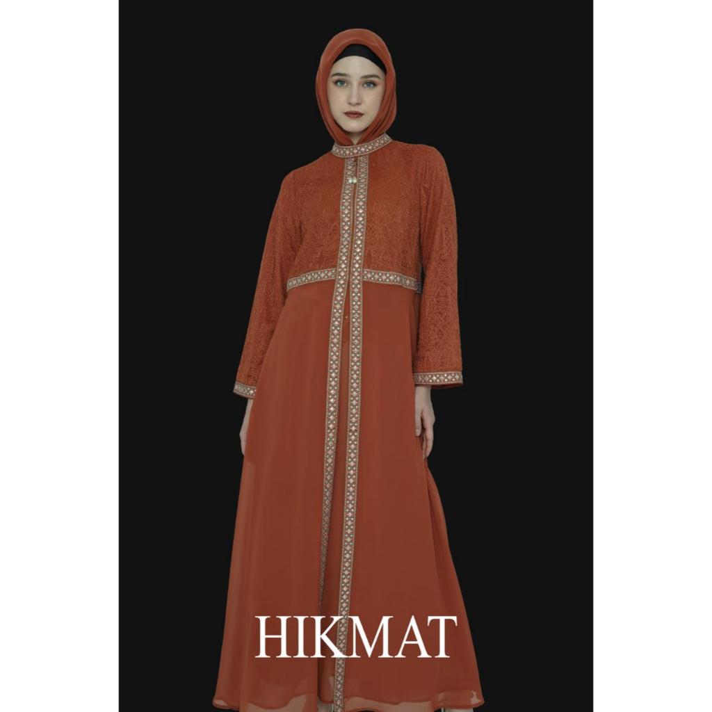 New Abaya Hikmat A1346 Original Elegant Terlaris