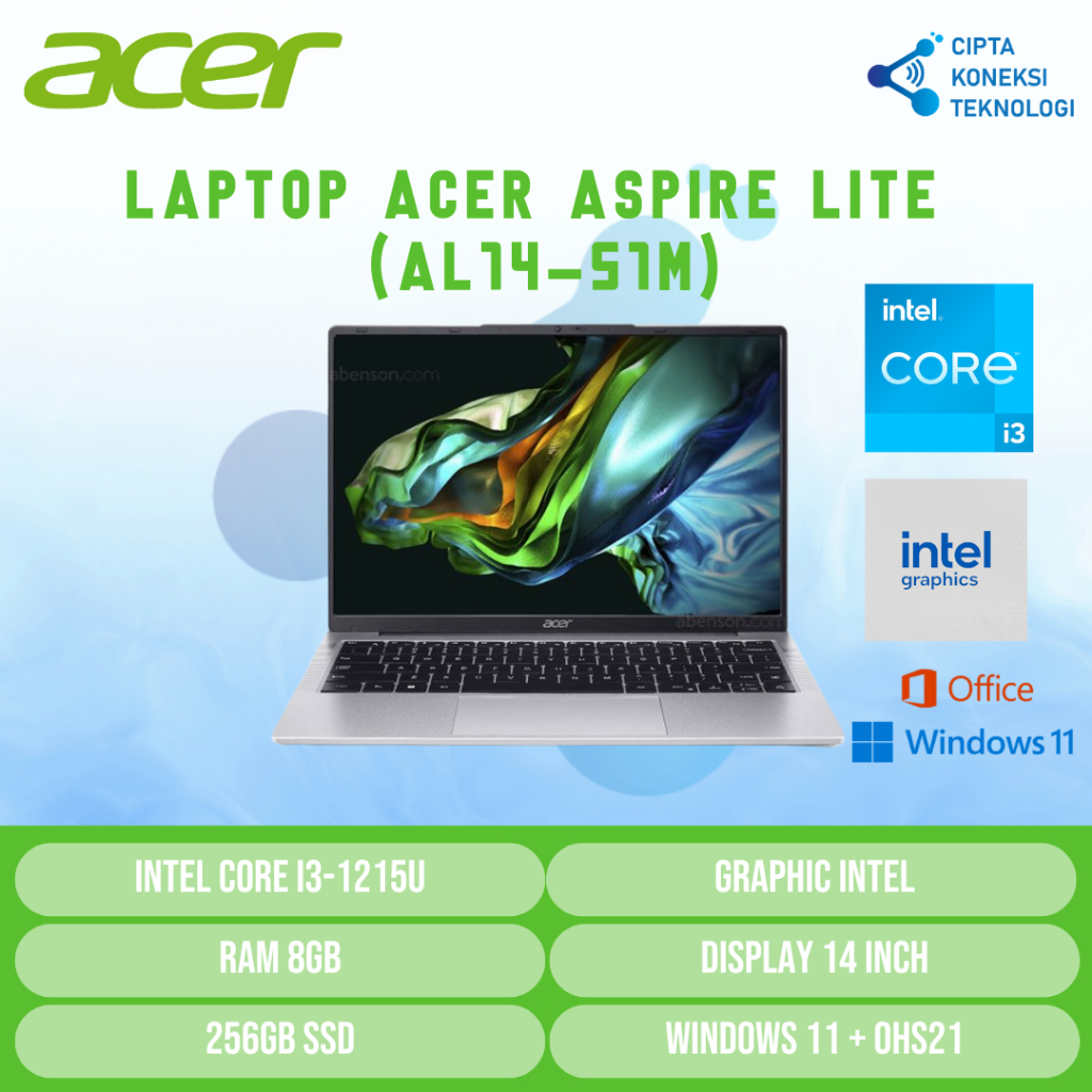 LAPTOP ACER aspire lite (AL14-51M)