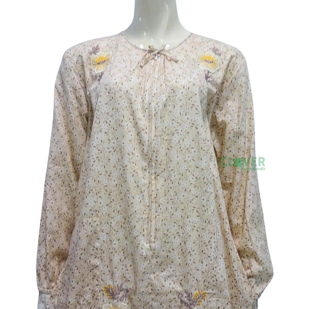 Longdress katun Jepang Tokai - longdress bordir- gamis katun Jepang bordir - lpj 2