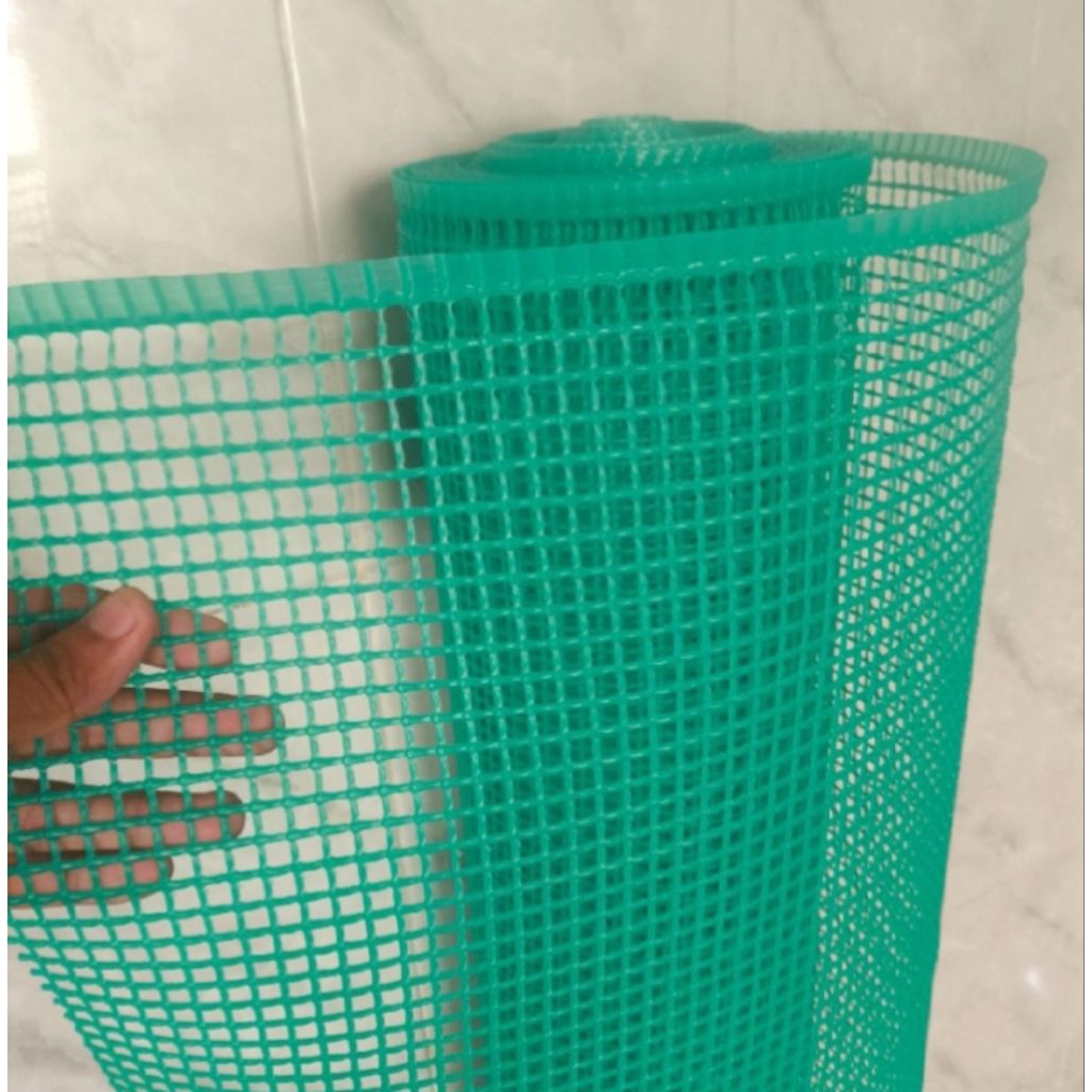 kawat ram plastik warna hijau