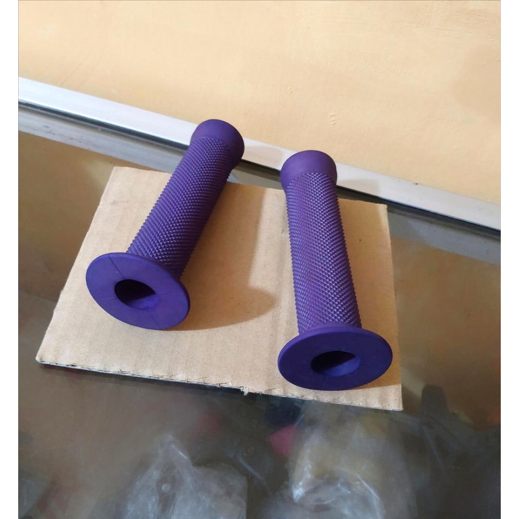 handgrip sepeda ungu grip sepeda freestyle