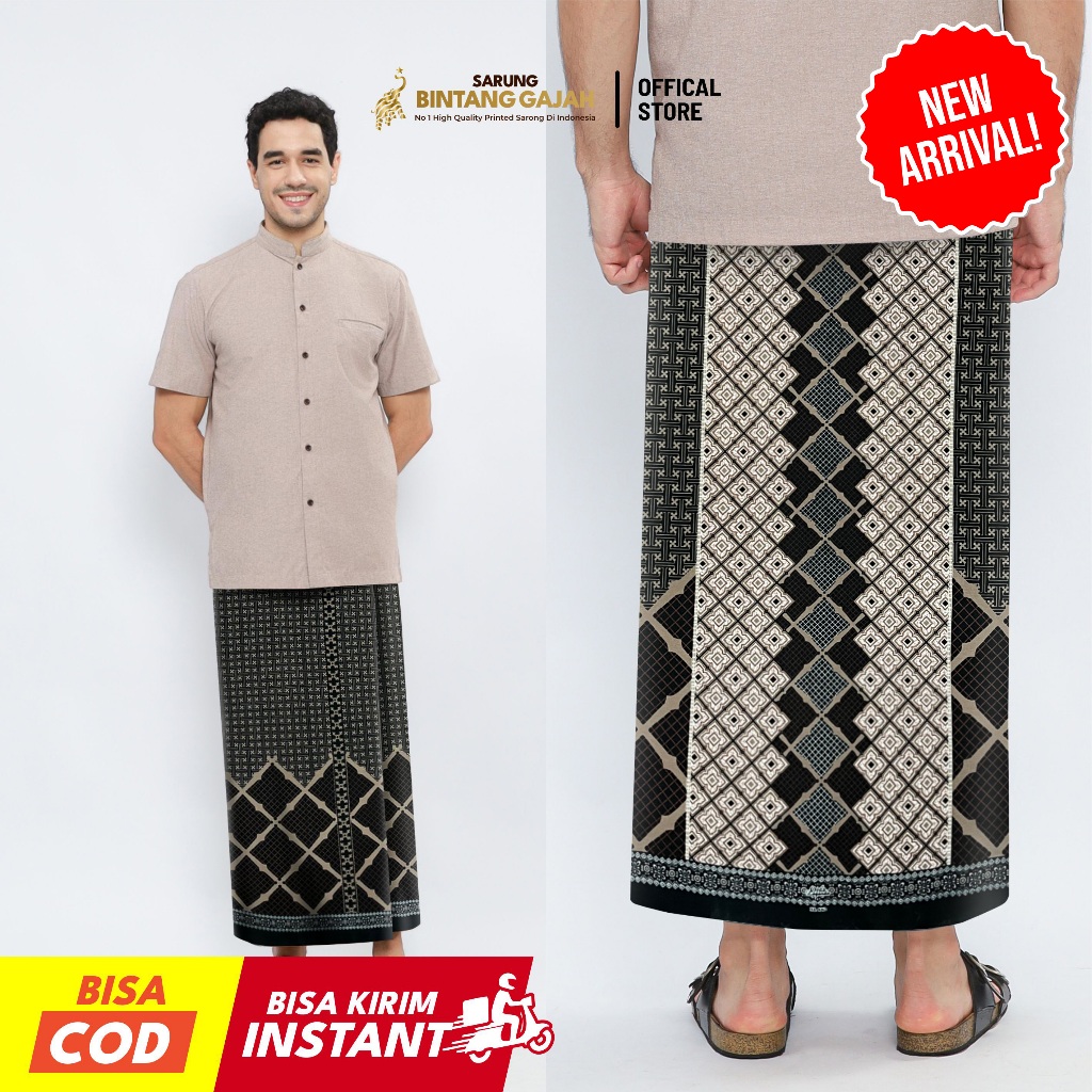 Sarung Bintang Gajah Onta Legenda XS 8262 GENTALA Motif Kotak Minimalis Modern