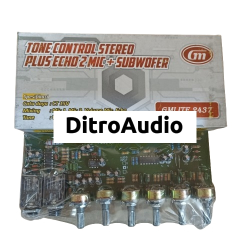 Tone control GMLITE 2437 GM LITE 2437 KIT TONE CONTROL STEREO PLUS ECHO 2 MIC + SUBWOOFER