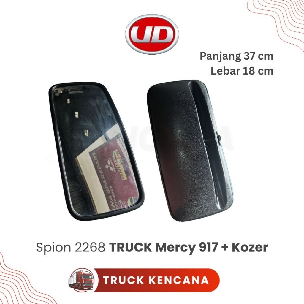 Kaca Spion 2268 Mercy Truck 917 + Kuzer UD Merek EMGI