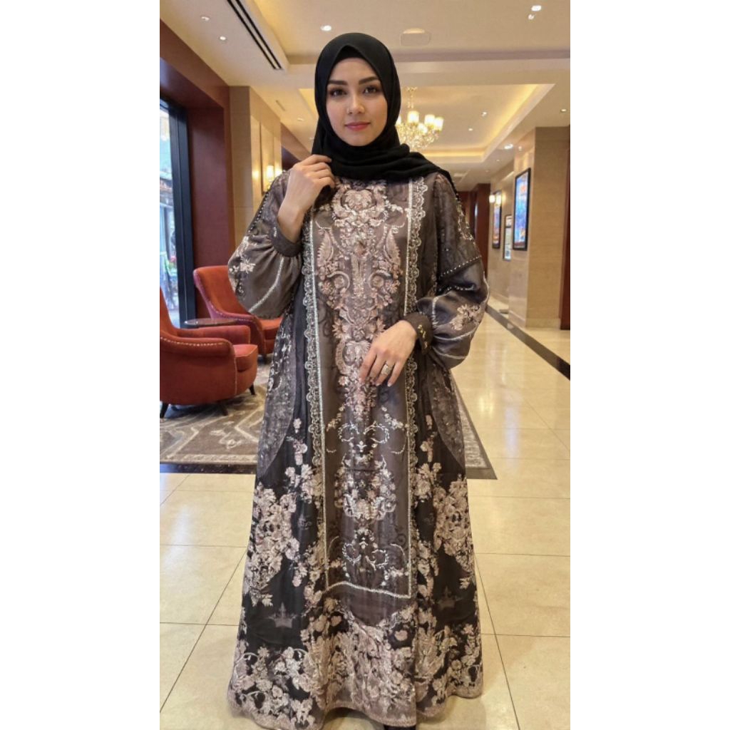 New Collection Gamis QORY Premium // Gamis Lebaran Brukat