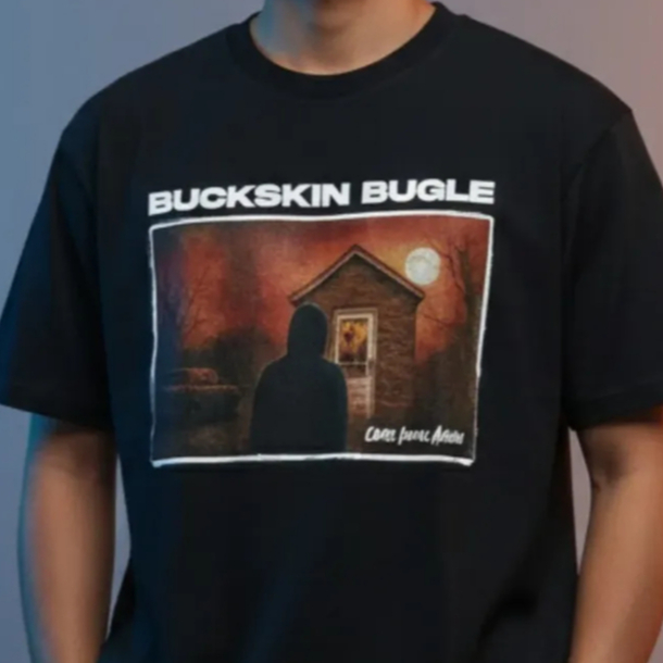 TSHIRT T-SHIRT TS KAOS BAND BUCKSKIN BUGLE - KODE: BSB-CHA