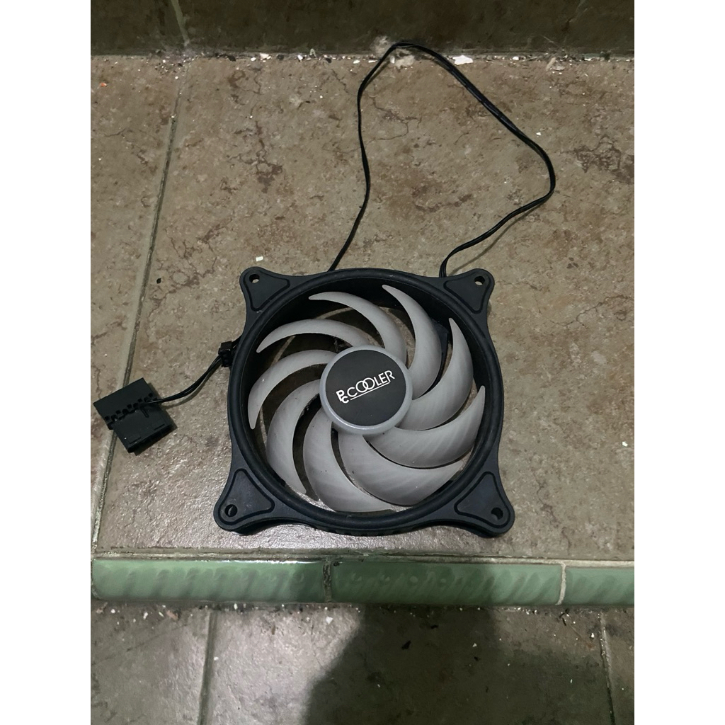 Fan 12cm PC Cooler murah RGB Rainbow