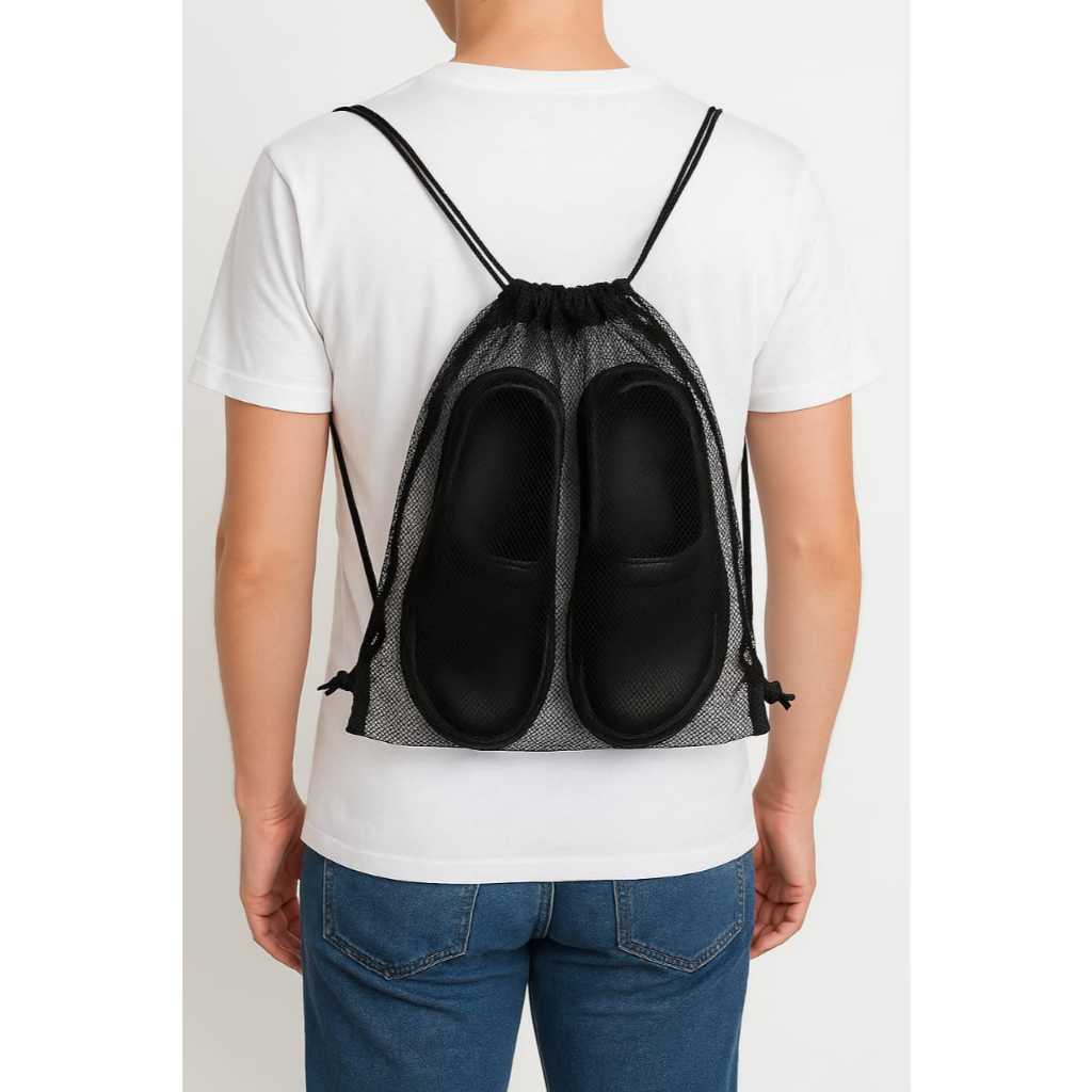 tas serut tranparan/tas serut multifungsi pria wanita/tas serut olahraga