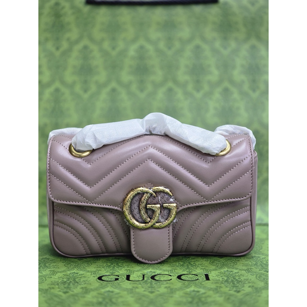 G Tas Wanita Bahu | Small Size Kulit Import GG