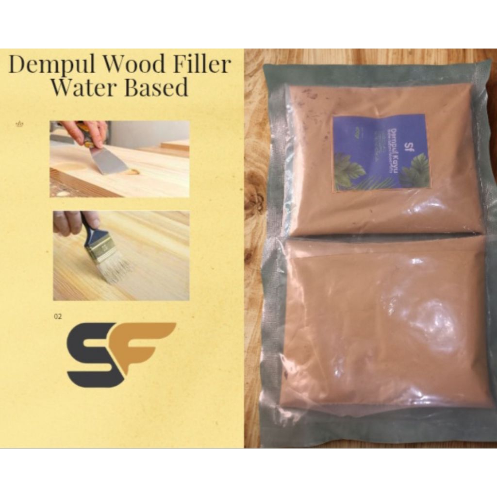 400 GRAM DEMPUL KAYU WOODFILLER WATER BASED