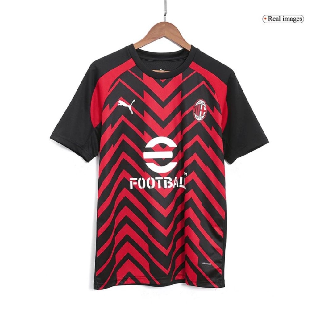 JERSEY AC MILAN PREMATCH E FOOTBALL MUSIM 2023/2024 GRADE ORI