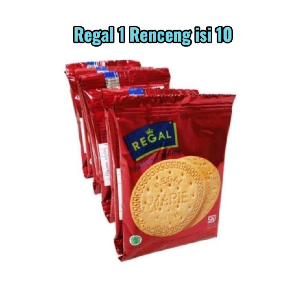 Biskuit regal sachet 1 renceng