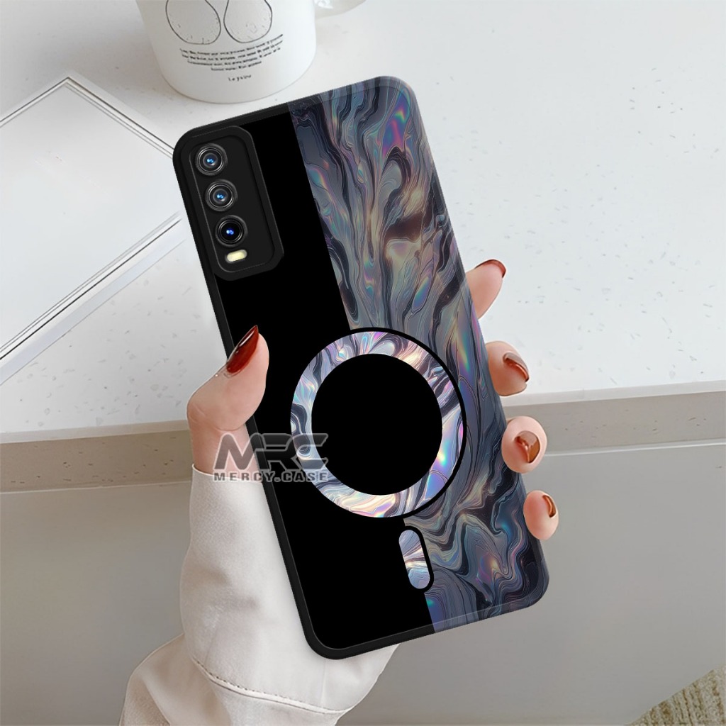 Mercycase Softcase HP Vivo Y12s Y20 Y20s Karakter Silikon Case Procamera Casehp Bumper Cover HP - 23