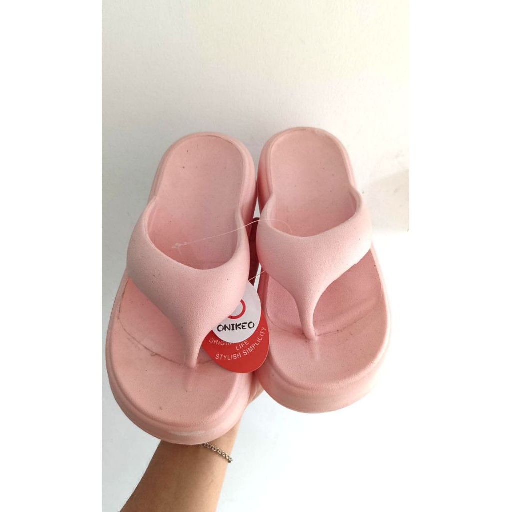 Sandal wedges jepit jelly - New