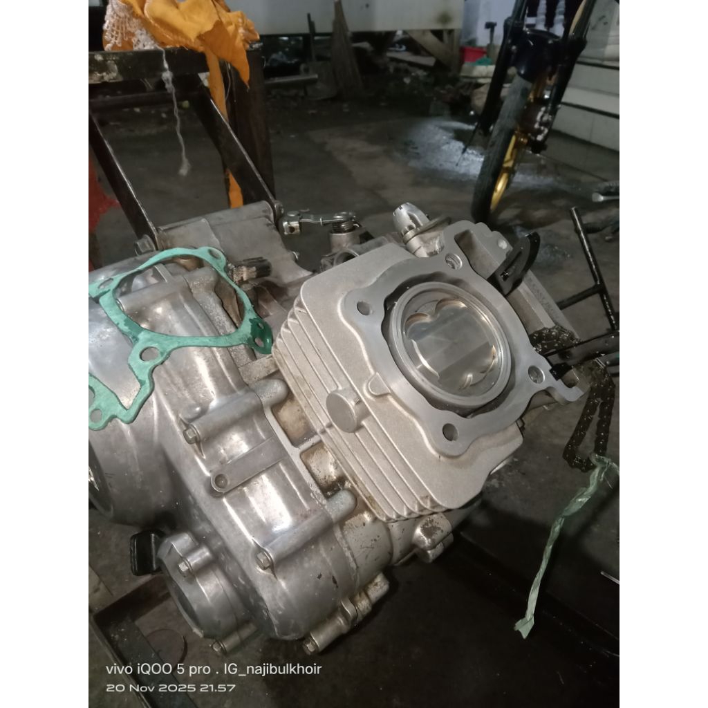 blok vixion set piston dan paking tembaga mirk BRT