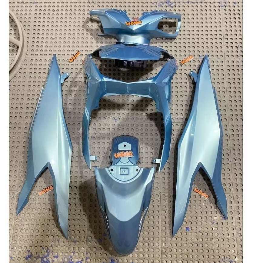 cat costum warna biru langit/blue jenis pu berkualitas cat motor/mobil cat otomotif