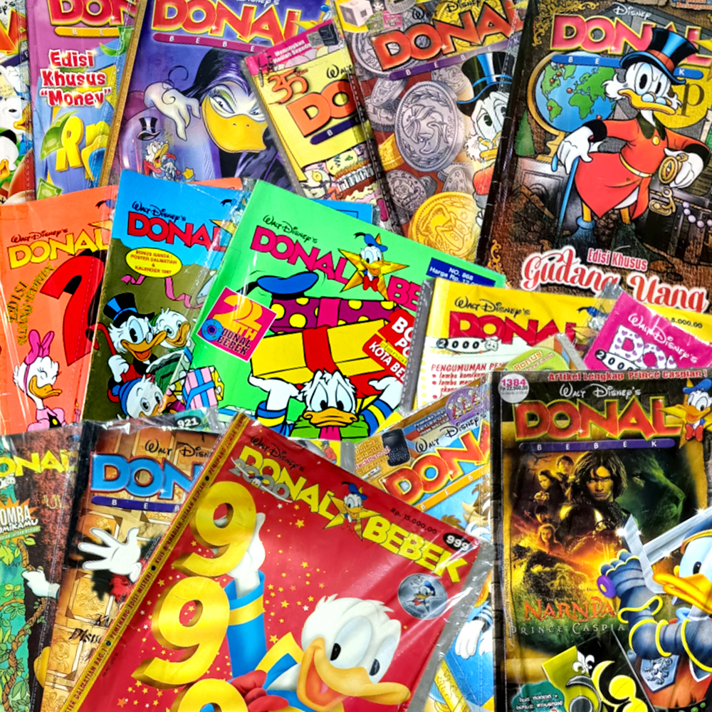 Majalah AWD DONAL BEBEK EDISI KHUSUS Special Ulang Tahun Ultah Valentine Halloween Petualangan Adven